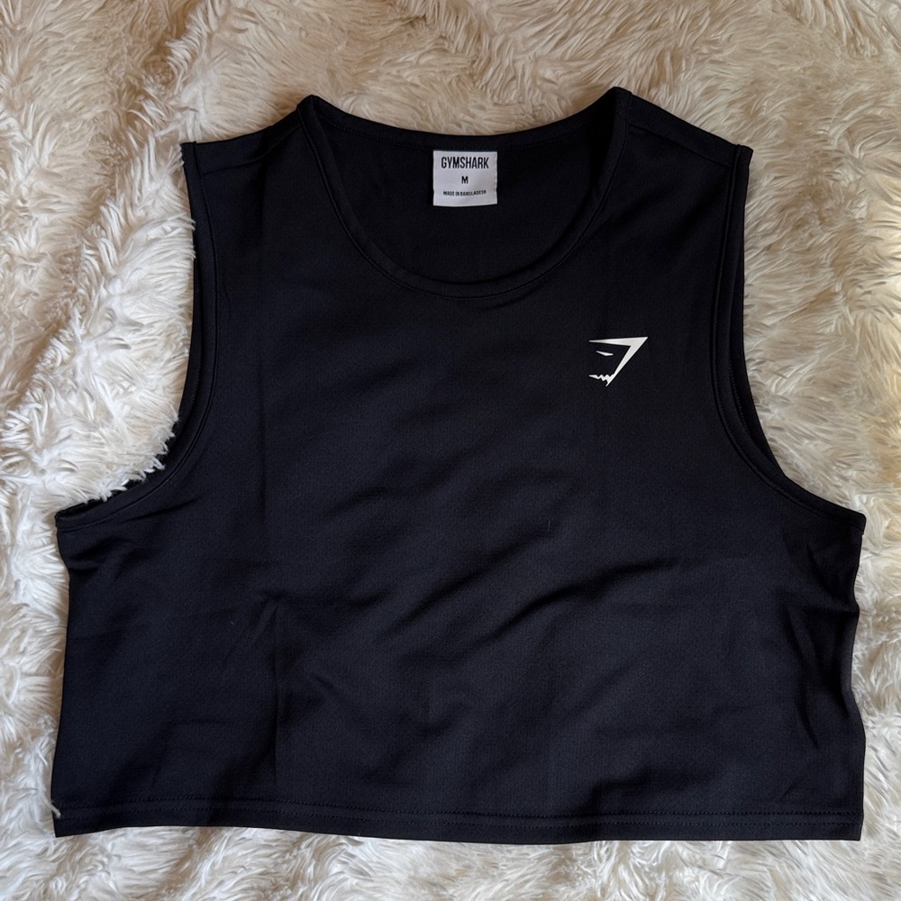 Gymshark Black Muscle Tee for Women